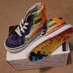 Sk8 Hi-Zip Youth Vans - Crayola